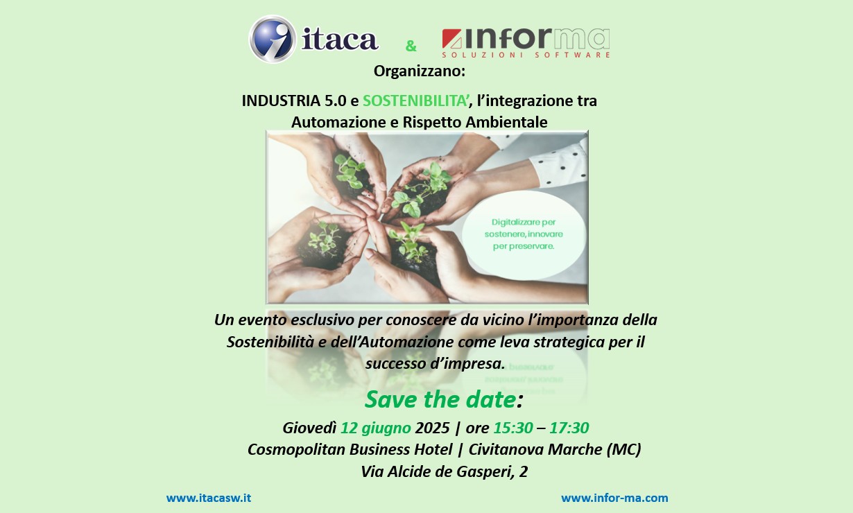 INDUSTRIA 5.0 e SOSTENIBILITA’ - integrazione tra automazione e rispetto ambientale